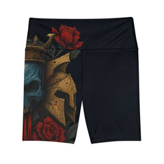 Crimson Reign Women's Yoga Shorts