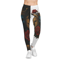 Crimson Reign Women's Casual Leggings.