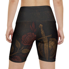 Warrior Rose Women's Workout Shorts