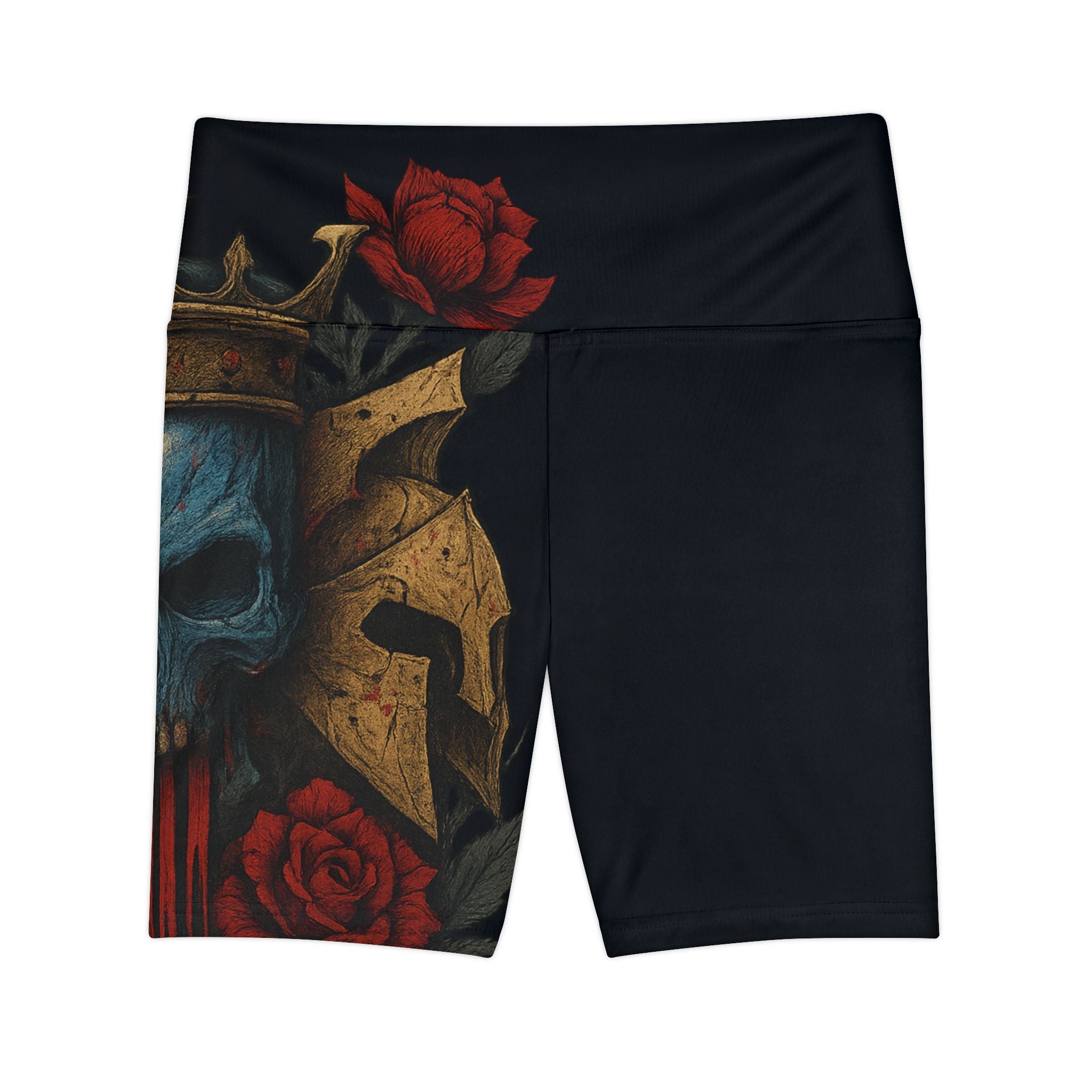 Crimson Reign Women's Yoga Shorts
