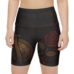 Warrior Rose Women's Workout Shorts