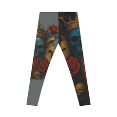 Crimson Reign Women's Casual Leggings Gray