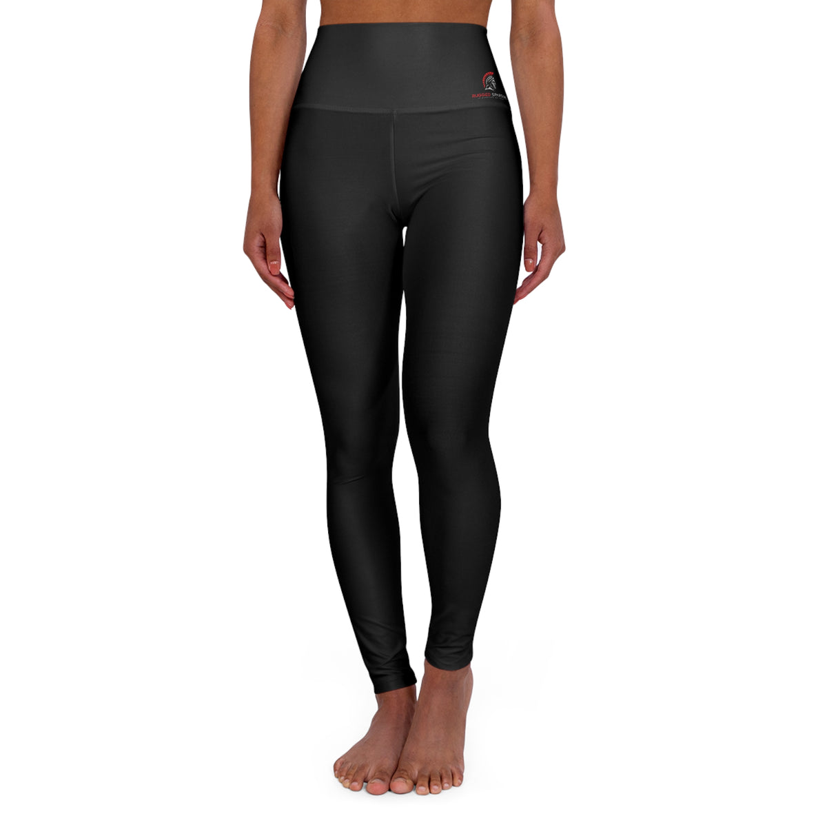 High Waisted Basic Logo Yoga pants