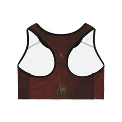 Red Warrior Spirit Sports Bra