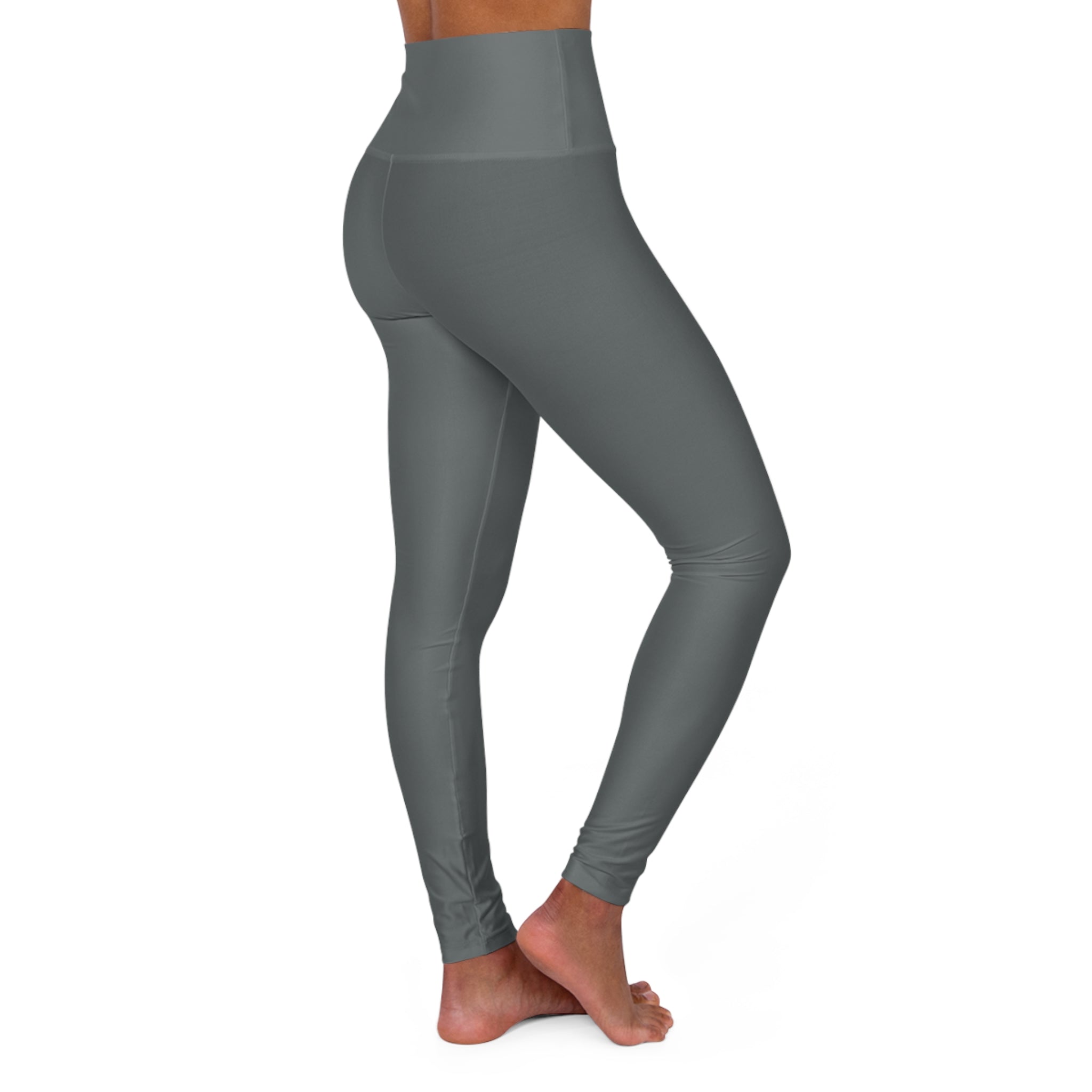 High Waisted Basic Logo Yoga pants
