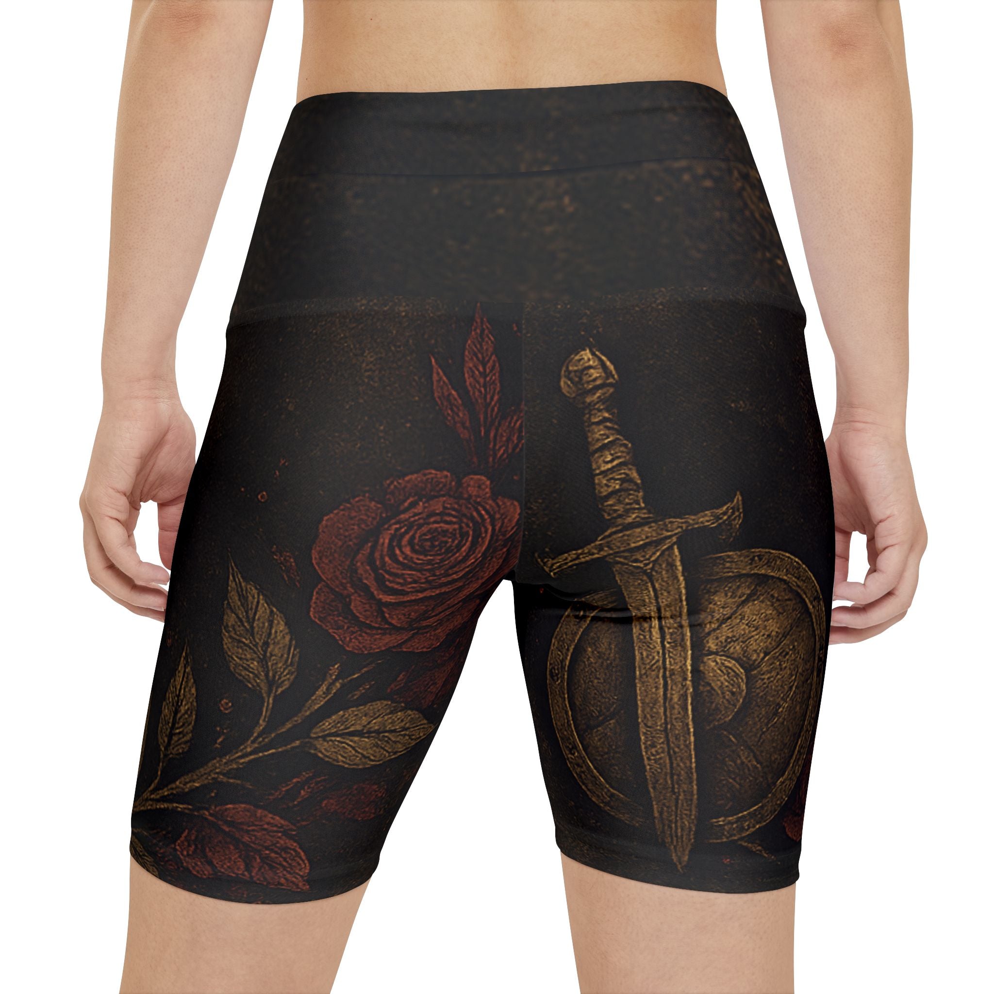 Warrior Rose Women's Workout Shorts