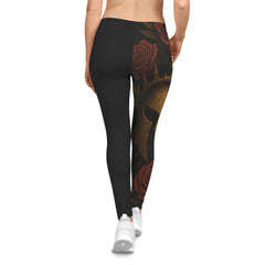 Warrior Spirit Crowned in Courage Leggings Black