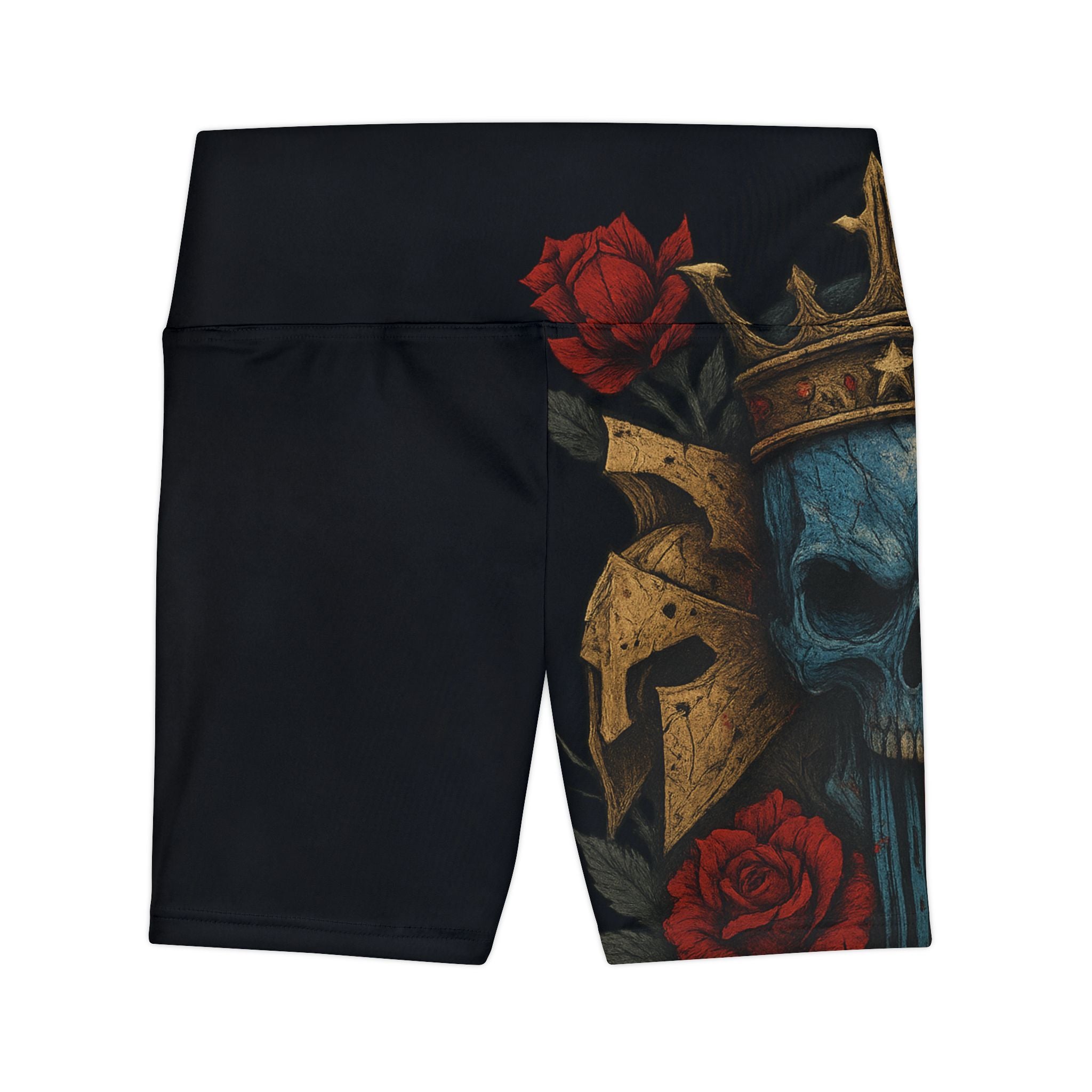Crimson Reign Women's Yoga Shorts