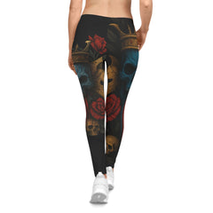 Crimson Reign Women's Casual Leggings Black