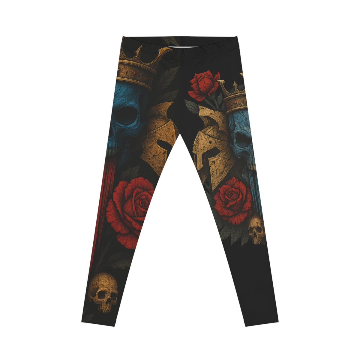 Crimson Reign Women's Casual Leggings Black