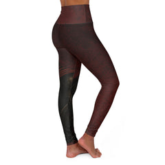 Red Warrior Spirit High Waisted Yoga Pants