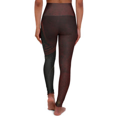 Red Warrior Spirit High Waisted Yoga Pants