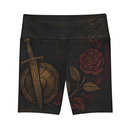 Warrior Rose Women's Workout Shorts