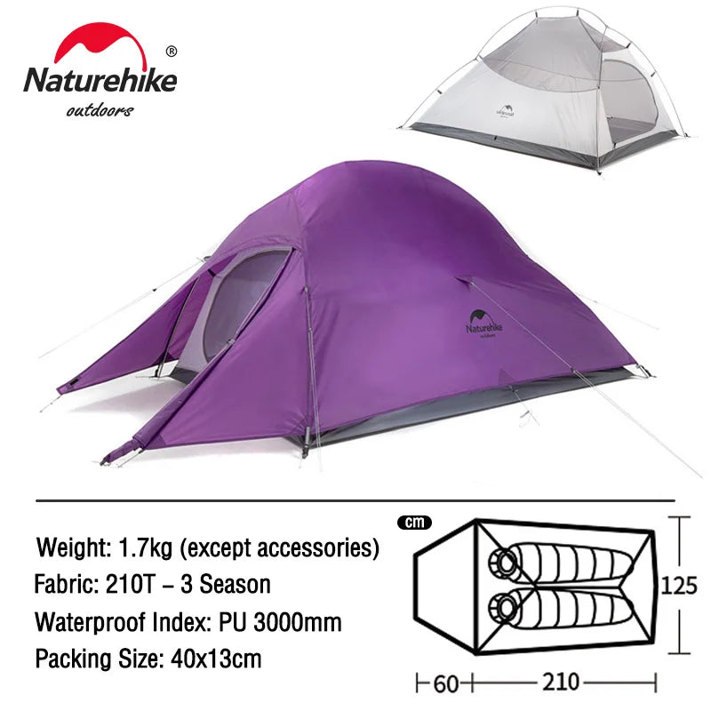 Naturehike Upgraded Cloud Up 2 Ultralight Tent