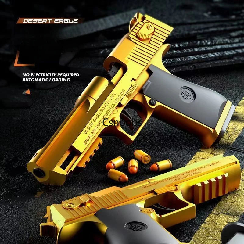 Mechanical Automatic Desert Eagle Toy Gun