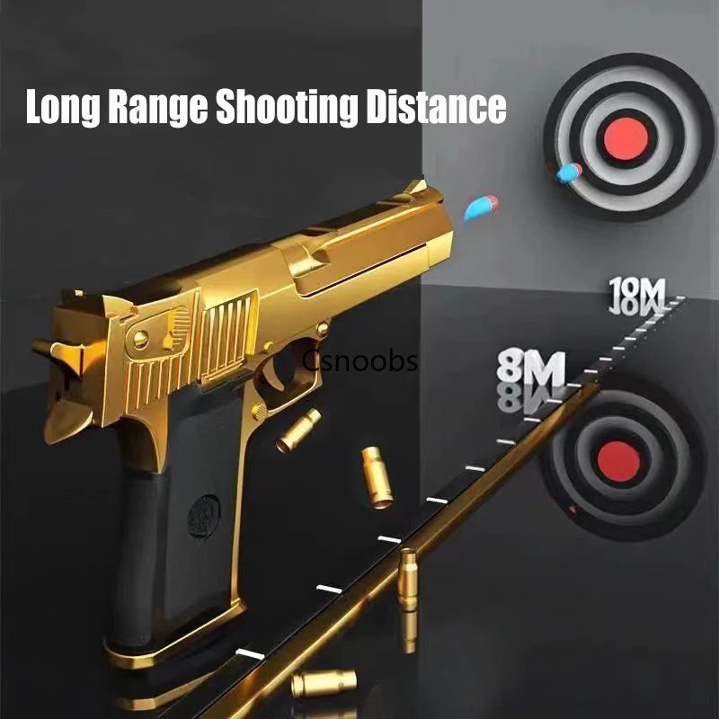 Mechanical Automatic Desert Eagle Toy Gun