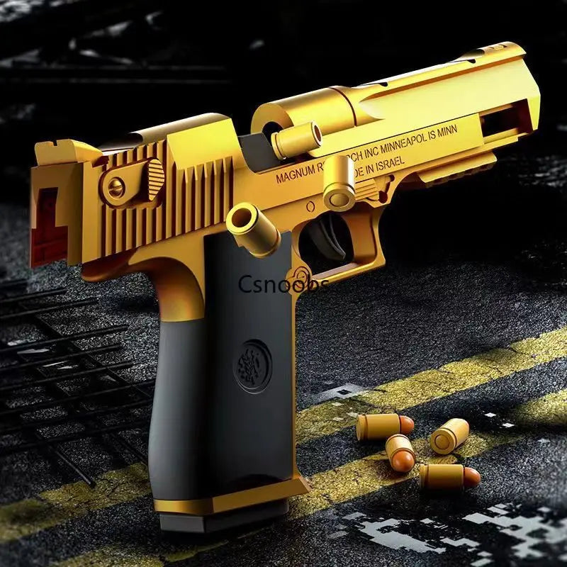 Mechanical Automatic Desert Eagle Toy Gun