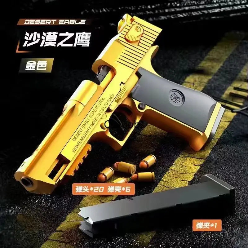 Mechanical Automatic Desert Eagle Toy Gun