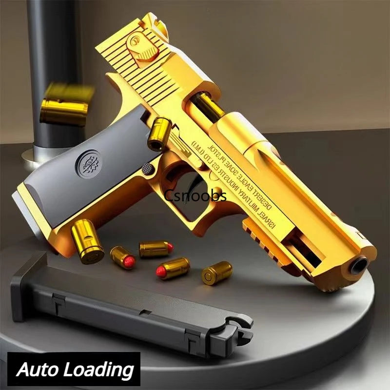 Mechanical Automatic Desert Eagle Toy Gun